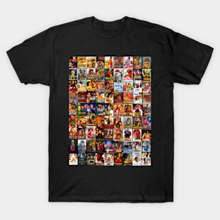 amitabh Bachchan-Collage artwork T-Shirt